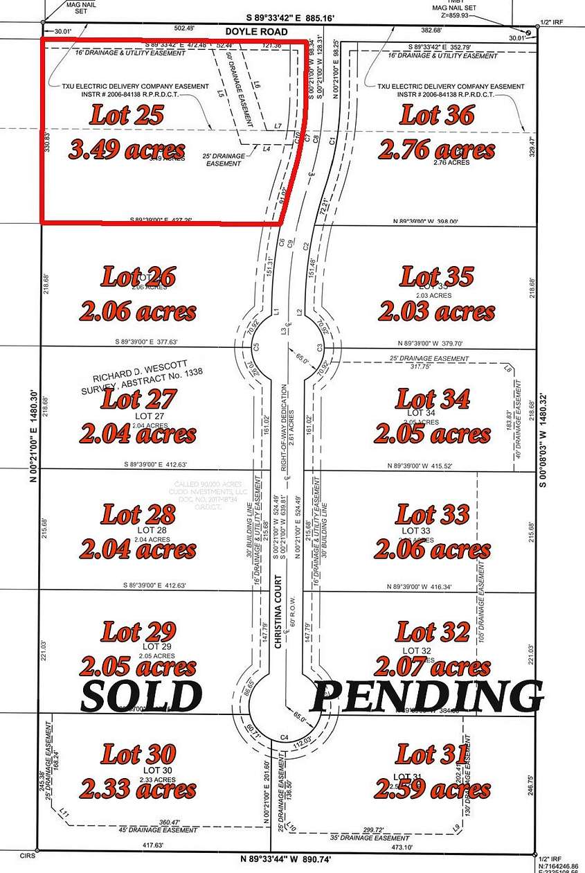3.12 Acres of Residential Land for Sale in Denton, Texas