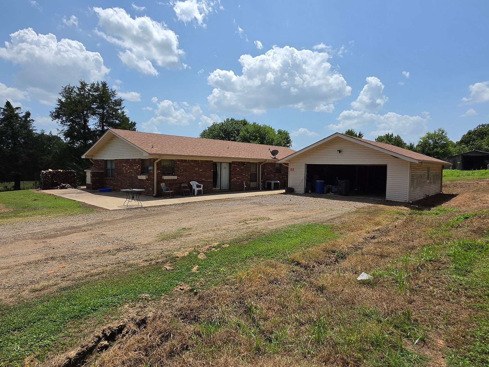 7 Acres of Land with Home for Sale in Heavener, Oklahoma