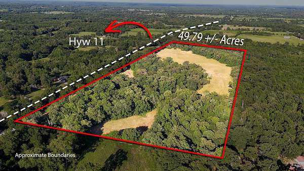 49.8 Acres of Land for Sale in Winnsboro, Texas