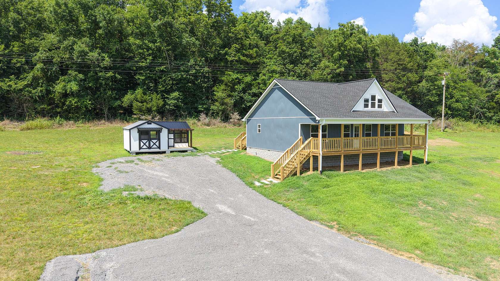 4.57 Acres of Land with Home for Sale in Pleasant Shade, Tennessee