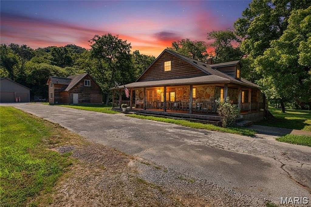 44.3 Acres of Recreational Land with Home for Sale in Devils Elbow, Missouri