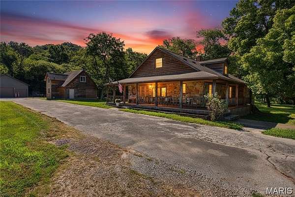 44.3 Acres of Recreational Land with Home for Sale in Devils Elbow, Missouri