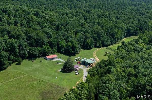 72 Acres of Land with Home for Sale in Fredericktown, Missouri