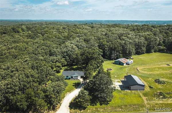 14.6 Acres of Land with Home for Sale in Rolla, Missouri