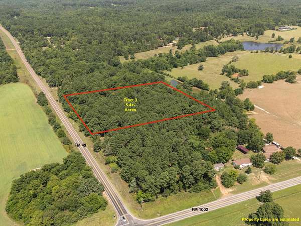 5.5 Acres of Land for Sale in Big Sandy, Texas