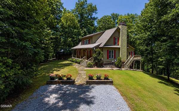 3.53 Acres of Land with Home for Sale in Sevierville, Tennessee