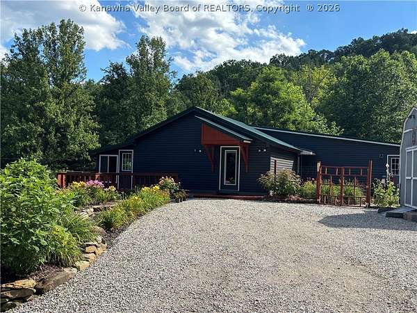 9.1 Acres of Land with Home for Sale in Sod, West Virginia