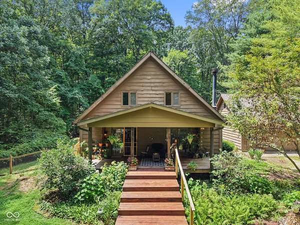 1.62 Acres of Land with Home for Sale in Morgantown, Indiana