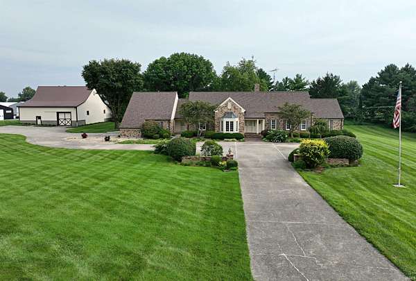 3.27 Acres of Land with Home for Sale in Montgomery, Indiana