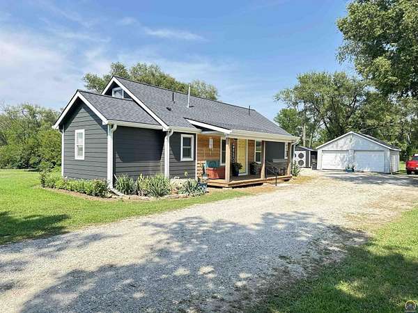4.9 Acres of Land with Home for Sale in Topeka, Kansas