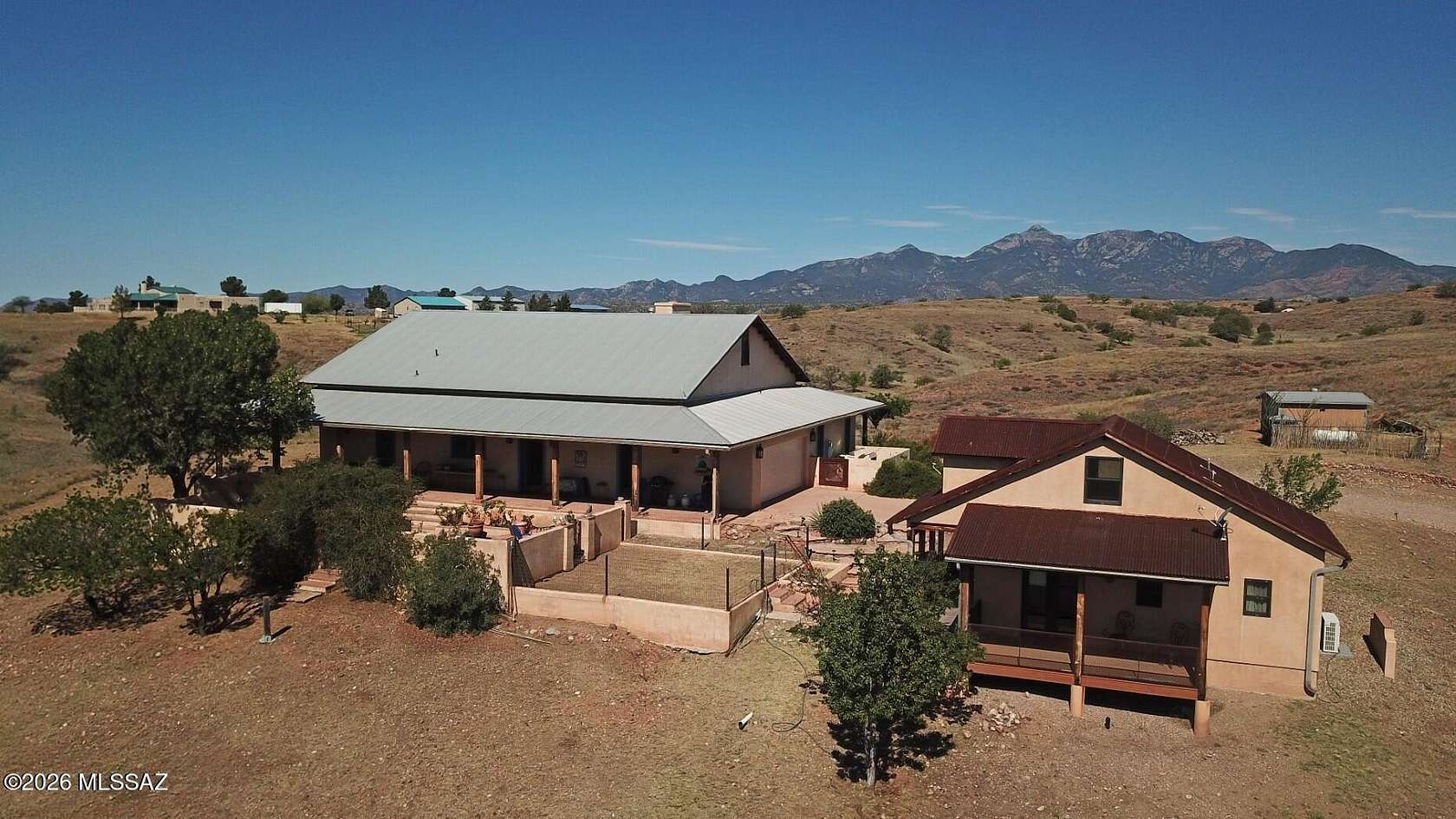 36.1 Acres of Land with Home for Sale in Sonoita, Arizona