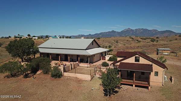 36.1 Acres of Land with Home for Sale in Sonoita, Arizona
