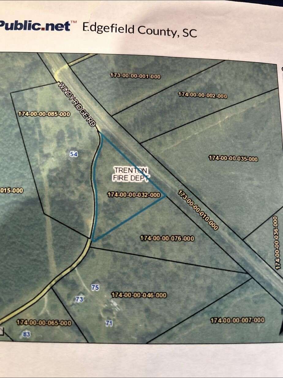 4.39 Acres of Residential Land for Sale in Trenton, South Carolina