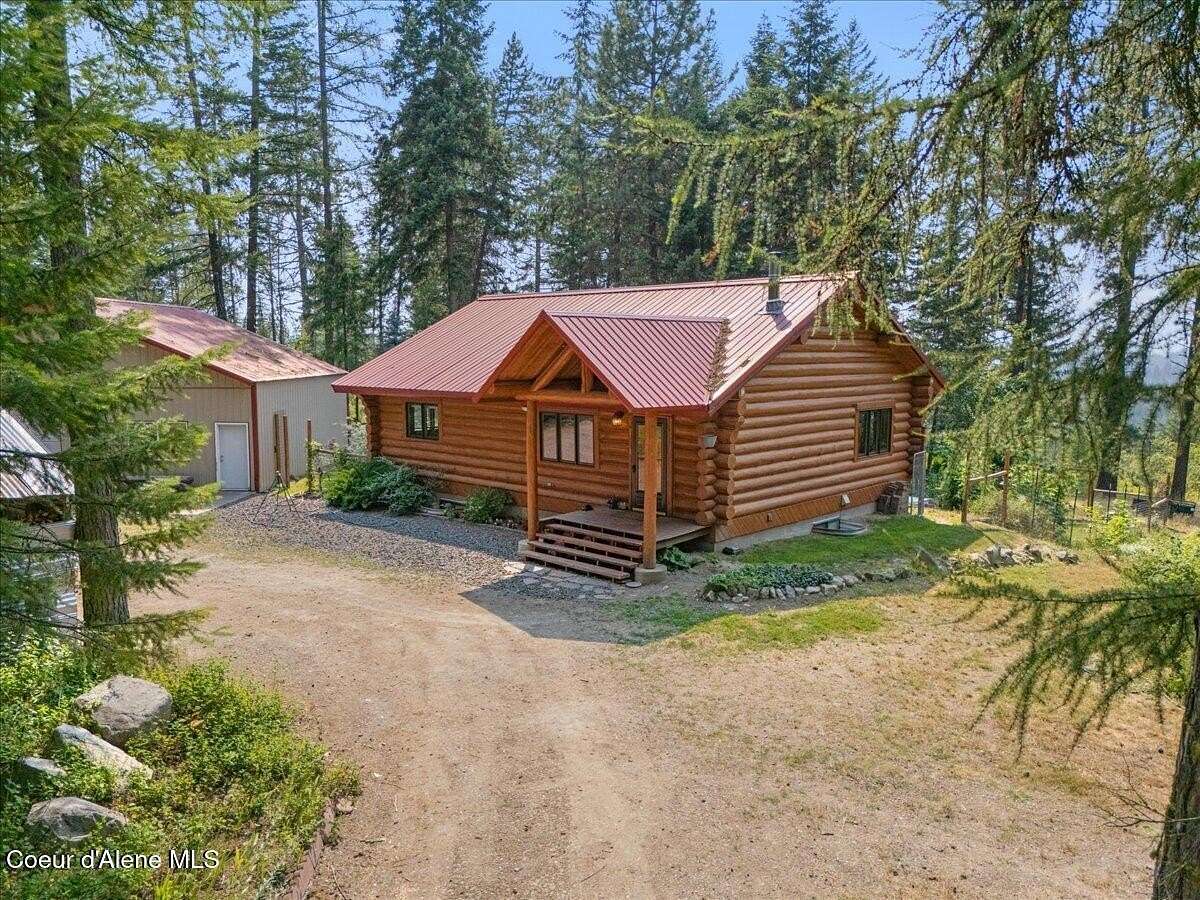 11.3 Acres of Recreational Land with Home for Sale in Athol, Idaho