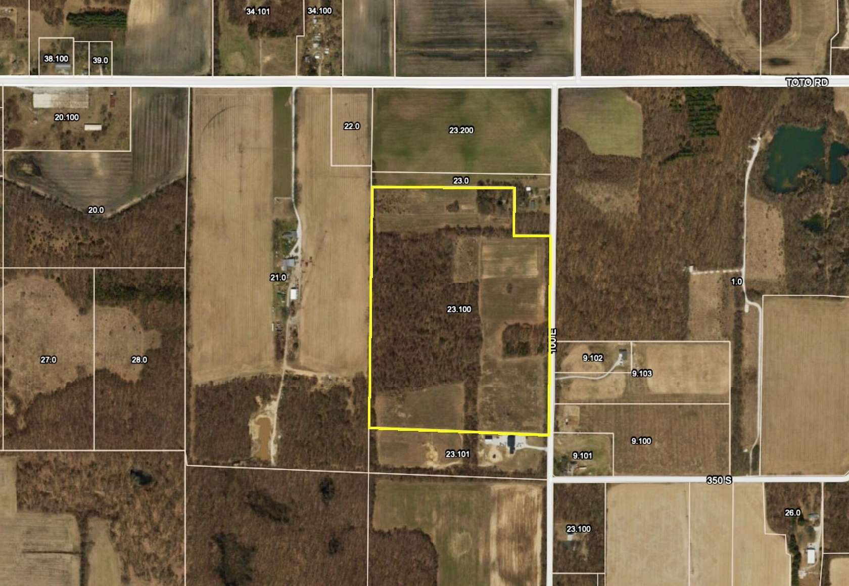 51.5 Acres of Recreational & Residential Land for Sale in Knox, Indiana
