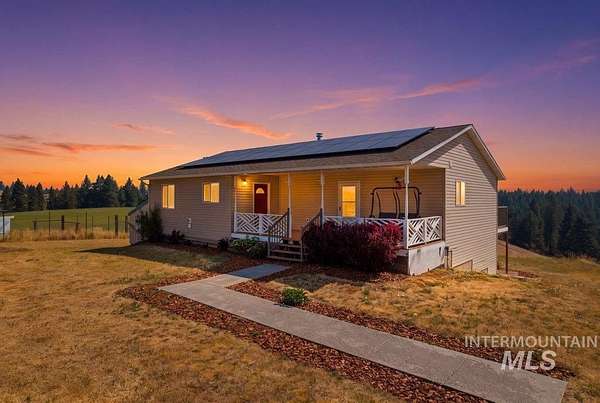 9.36 Acres of Land with Home for Sale in Troy, Idaho