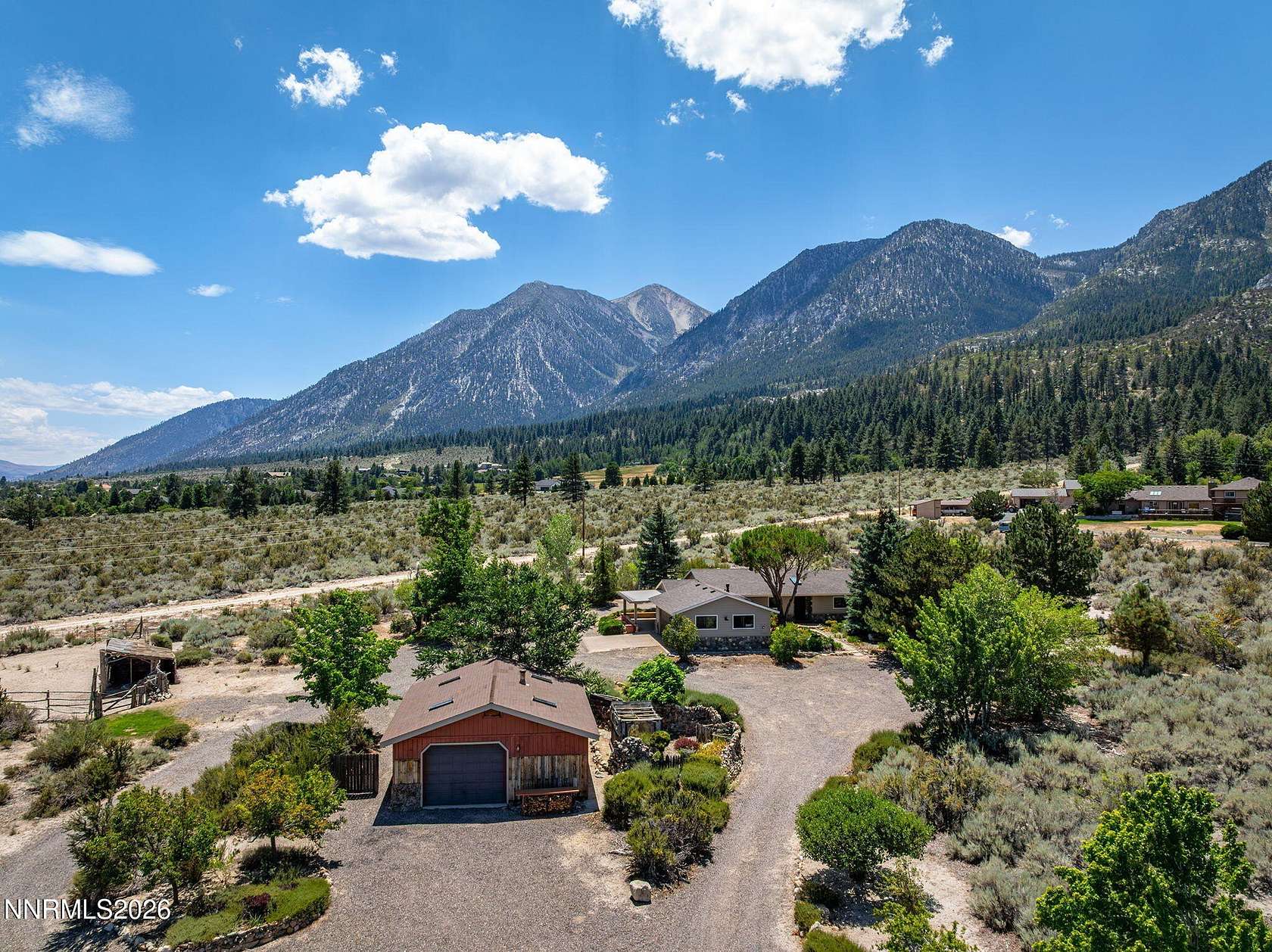2.7 Acres of Land with Home for Sale in Gardnerville, Nevada
