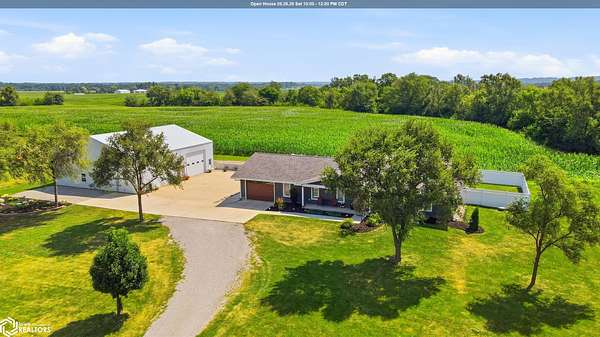 1.82 Acres of Land with Home for Sale in Keosauqua, Iowa