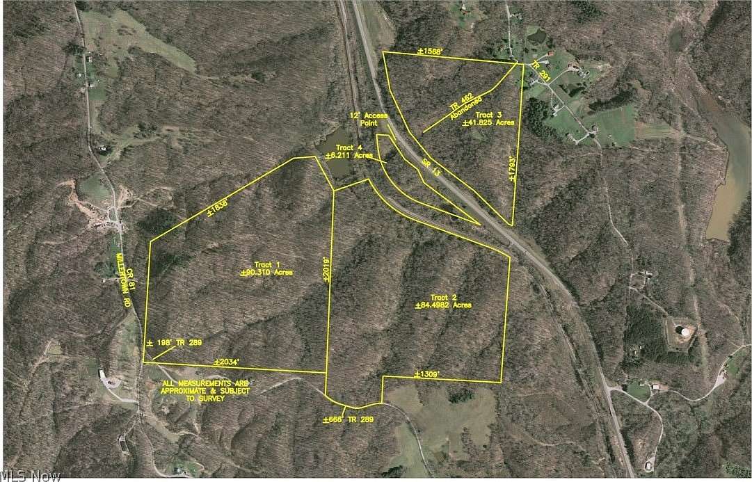 90.3 Acres of Land for Auction in Corning, Ohio