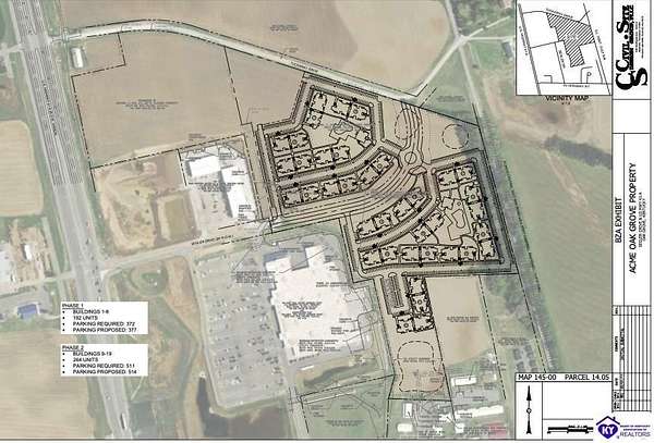 29.4 Acres of Mixed-Use Land for Sale in Oak Grove, Kentucky