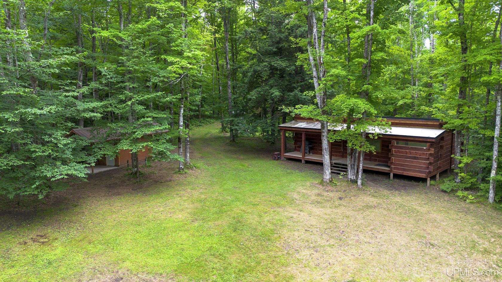 20 Acres of Recreational Land with Home for Sale in Big Bay, Michigan