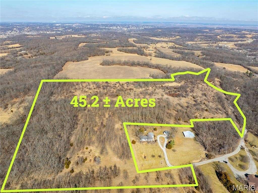 45.2 Acres of Recreational & Residential Land for Sale in Hannibal, Missouri