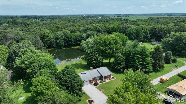 3.4 Acres of Land with Home for Sale in Bunker Hill, Illinois