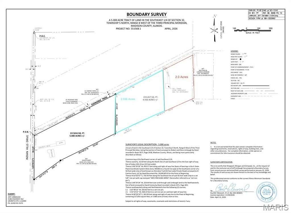 3 Acres of Residential Land for Sale in Edwardsville, Illinois