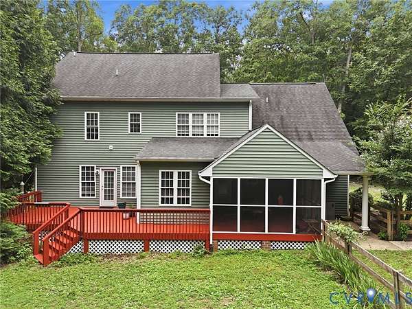 13 Acres of Land with Home for Sale in Powhatan, Virginia