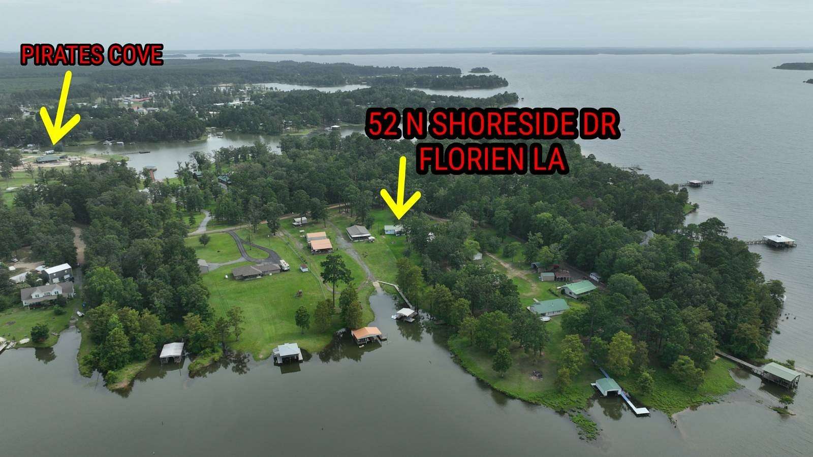 1.52 Acres of Land with Home for Sale in Florien, Louisiana