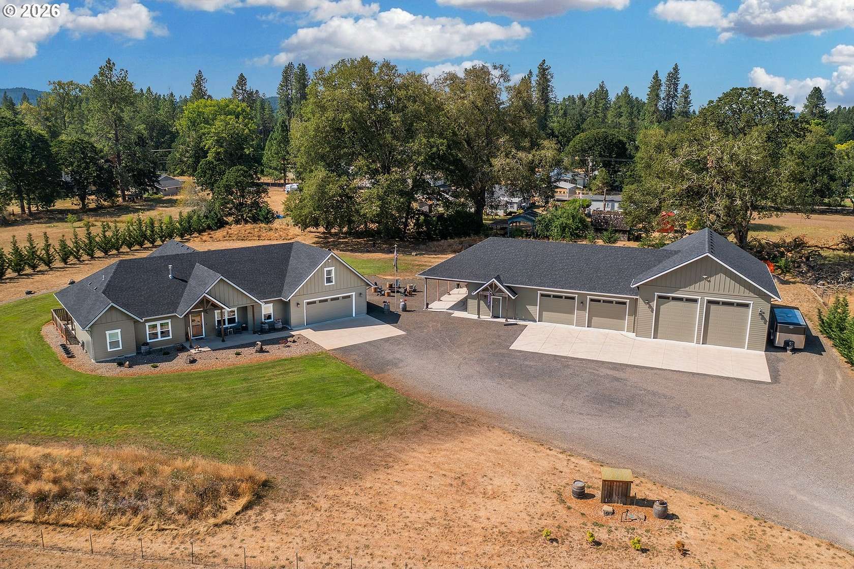 2.15 Acres of Land with Home for Sale in Elmira, Oregon