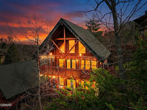 27.3 Acres of Recreational Land with Home for Sale in Sevierville, Tennessee