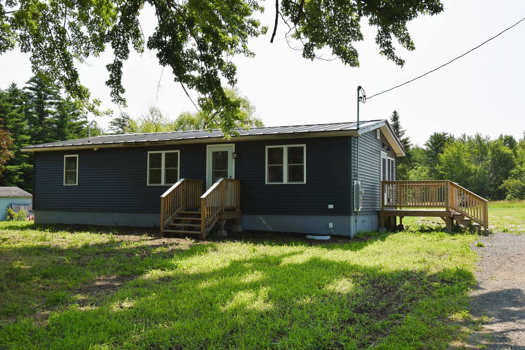 8.64 Acres of Land with Home for Sale in New Sharon, Maine