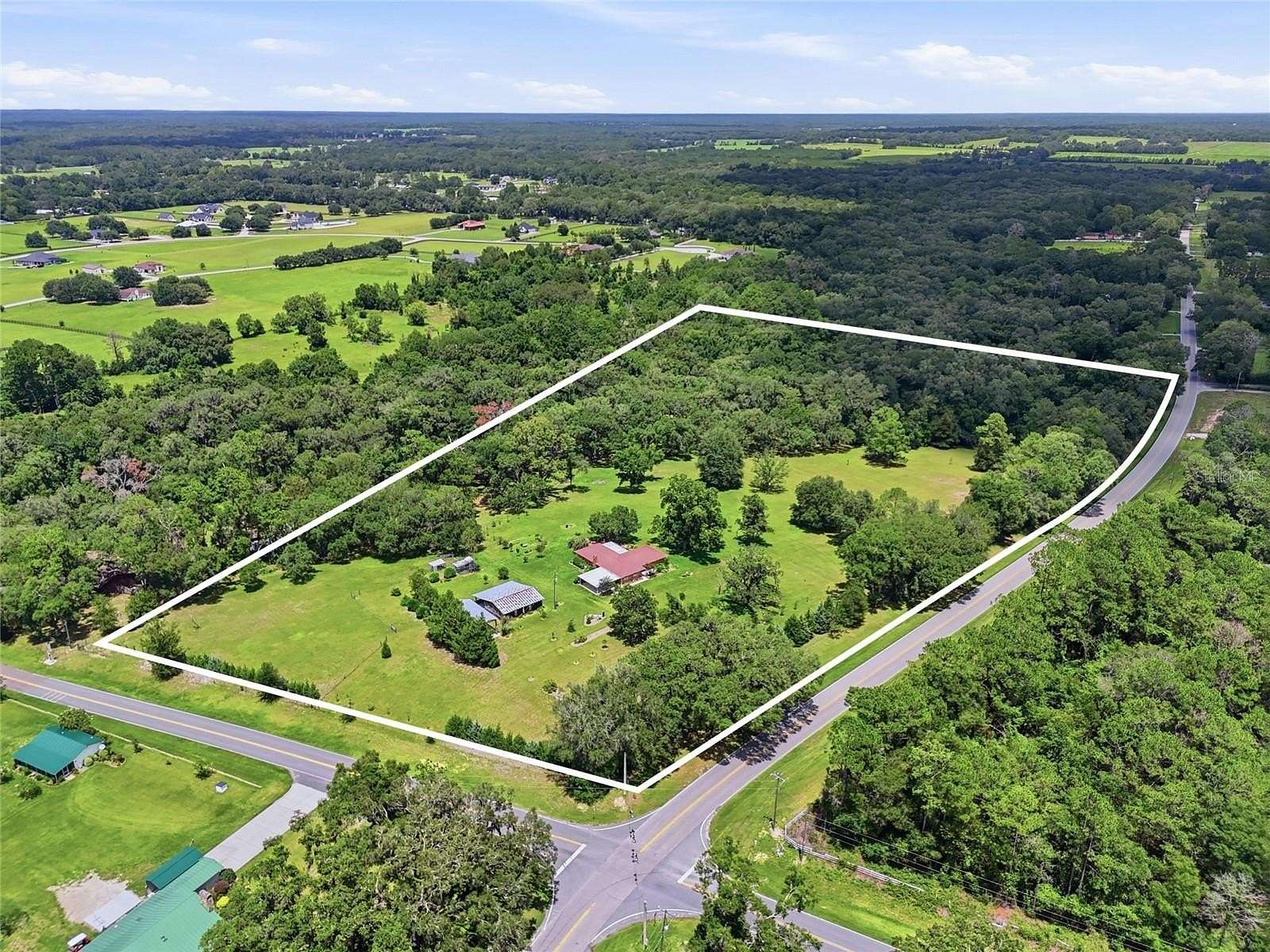 16.2 Acres of Land with Home for Sale in Lake City, Florida