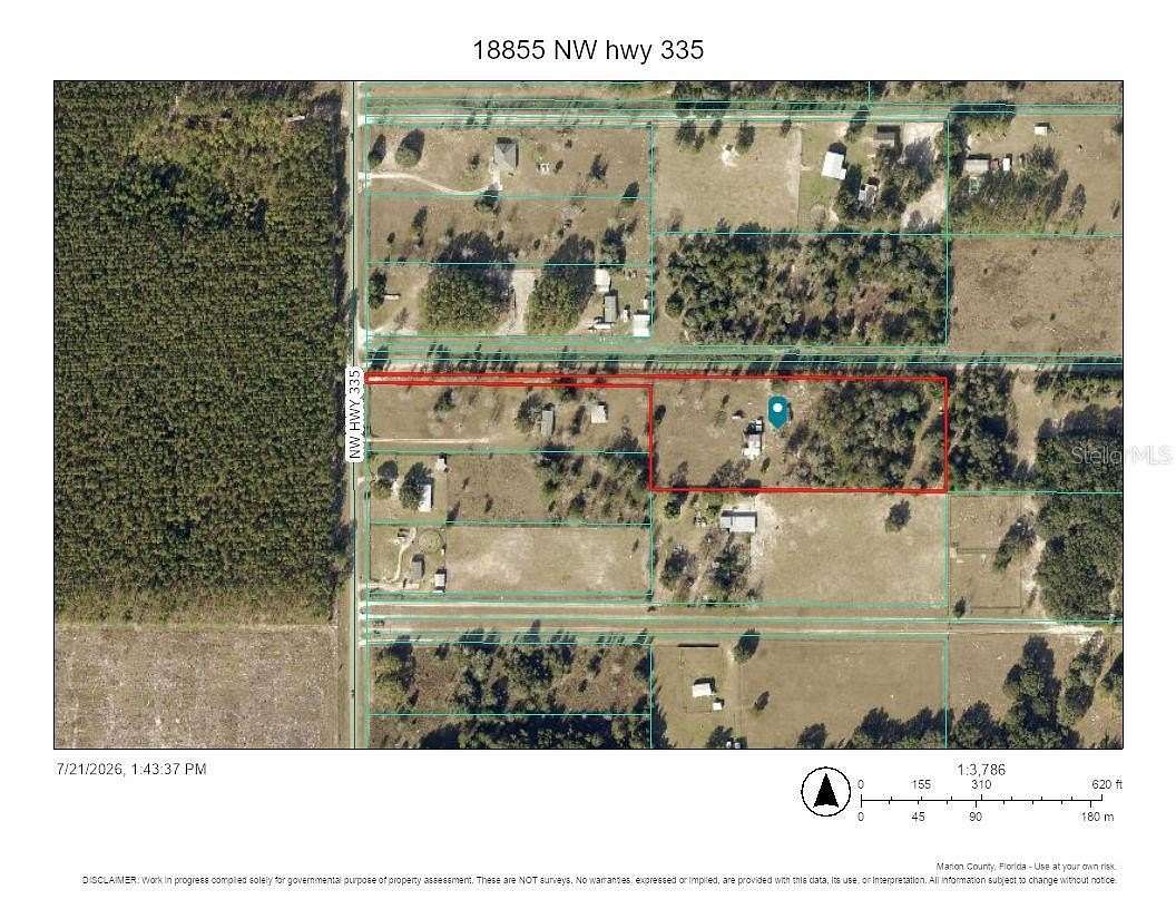 5.45 Acres of Land for Sale in Williston, Florida