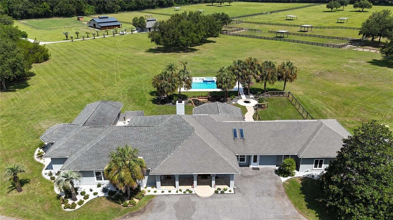 42.8 Acres of Recreational Land with Home for Sale in Citra, Florida
