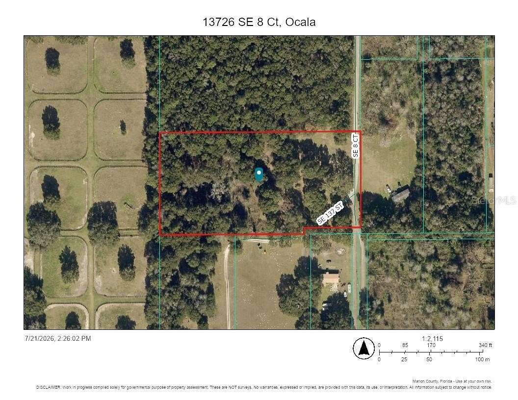 5 Acres of Agricultural Land for Sale in Ocala, Florida