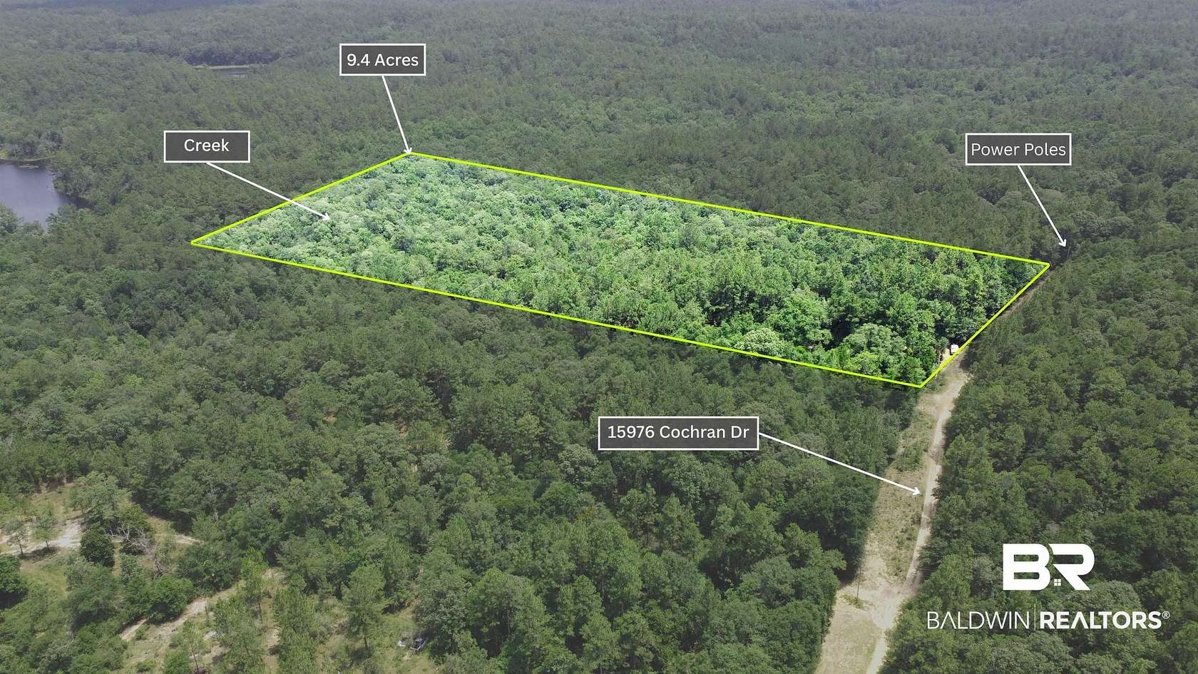 9.5 Acres of Residential Land for Sale in Citronelle, Alabama