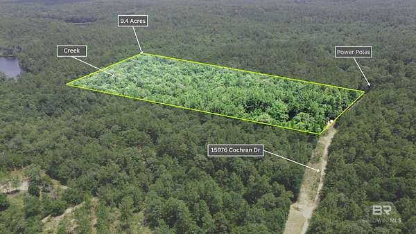 9.5 Acres of Residential Land for Sale in Citronelle, Alabama