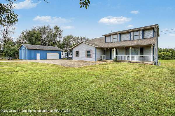 2.33 Acres of Land with Home for Sale in Eaton Rapids, Michigan