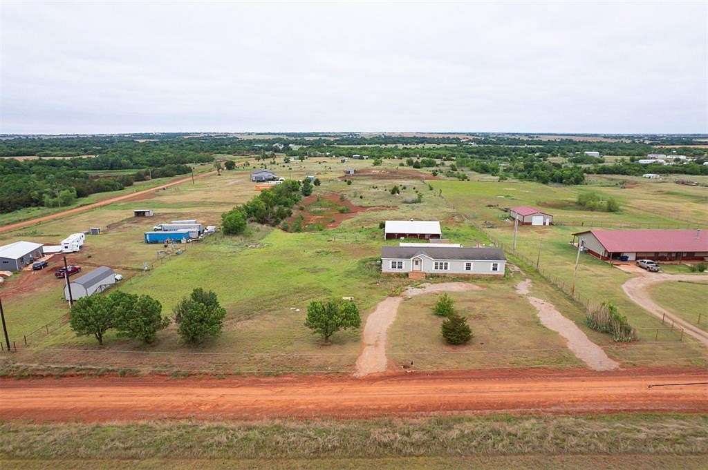 5 Acres of Land with Home for Sale in Cashion, Oklahoma