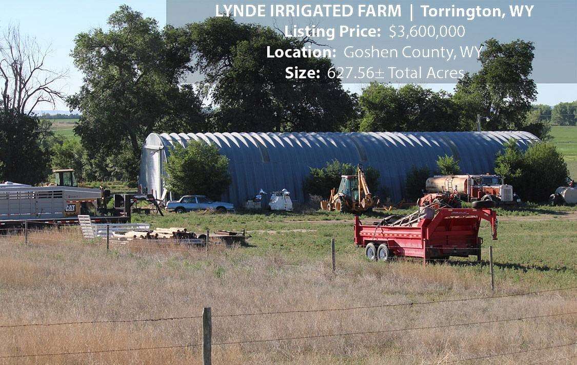 628 Acres of Land with Home for Sale in Torrington, Wyoming