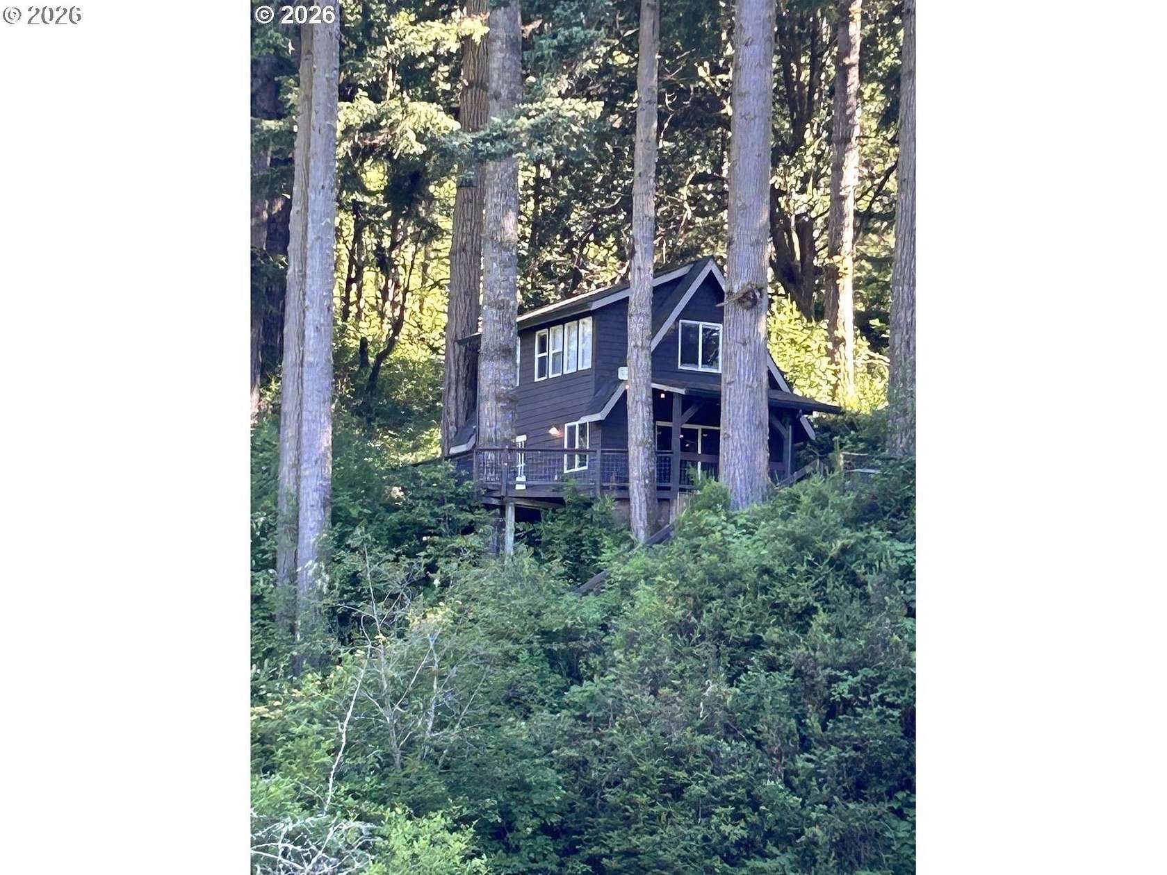 1.64 Acres of Land with Home for Sale in Lakeside, Oregon