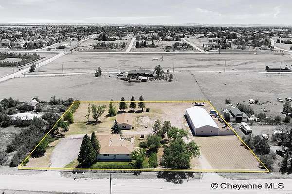 2.2 Acres of Land with Home for Sale in Cheyenne, Wyoming