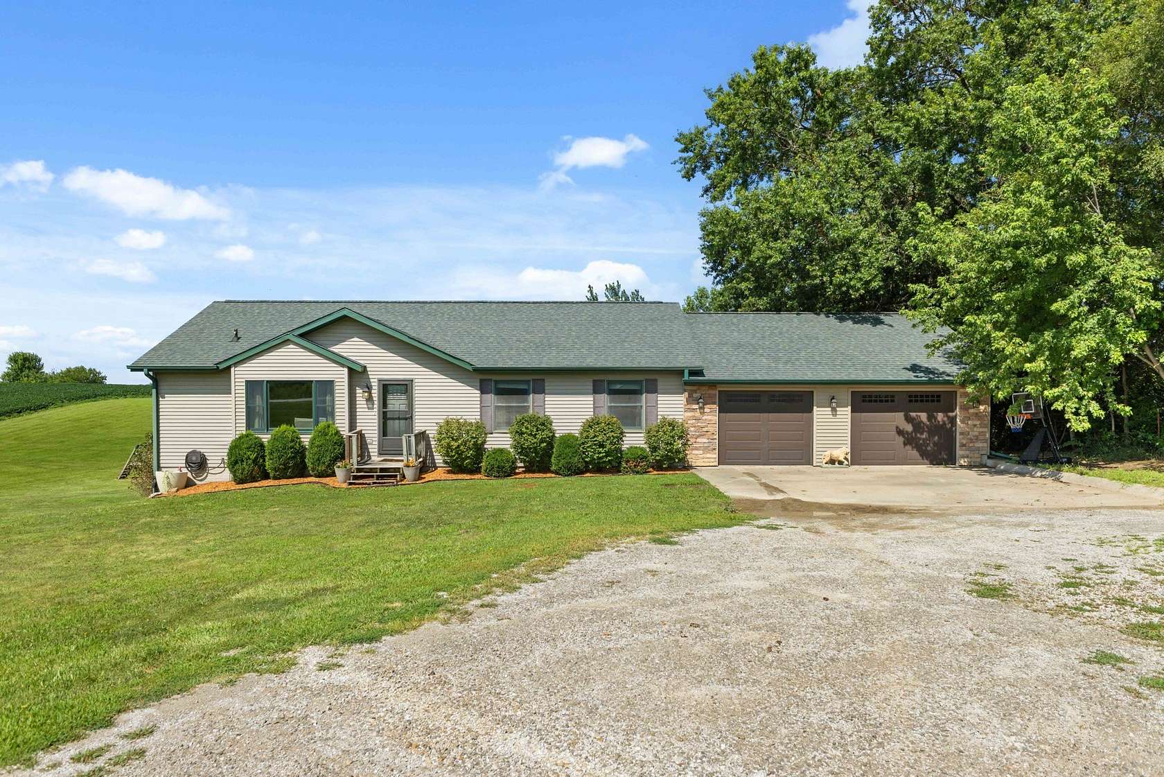 1.5 Acres of Land with Home for Sale in Knoxville, Iowa