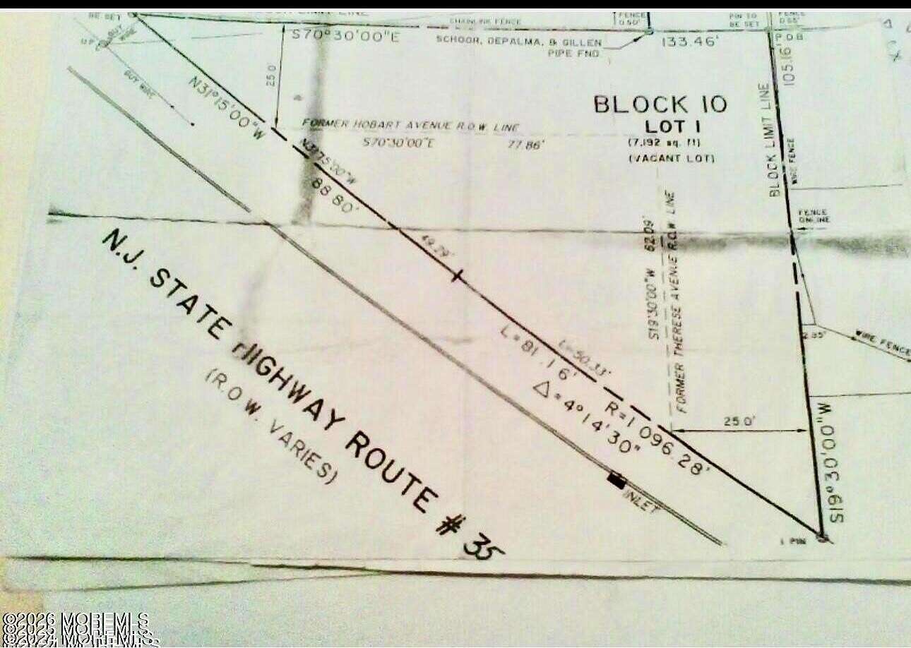 0.32 Acres of Commercial Land for Sale in Keyport, New Jersey