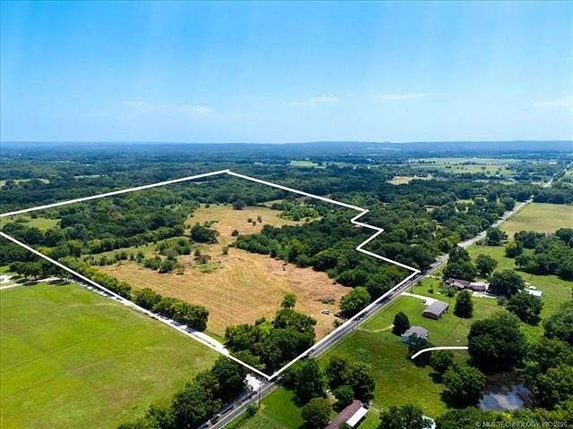 63 Acres of Agricultural & Residential Land for Sale in Mounds, Oklahoma