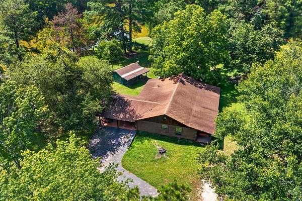 10.5 Acres of Land with Home for Sale in Timpson, Texas