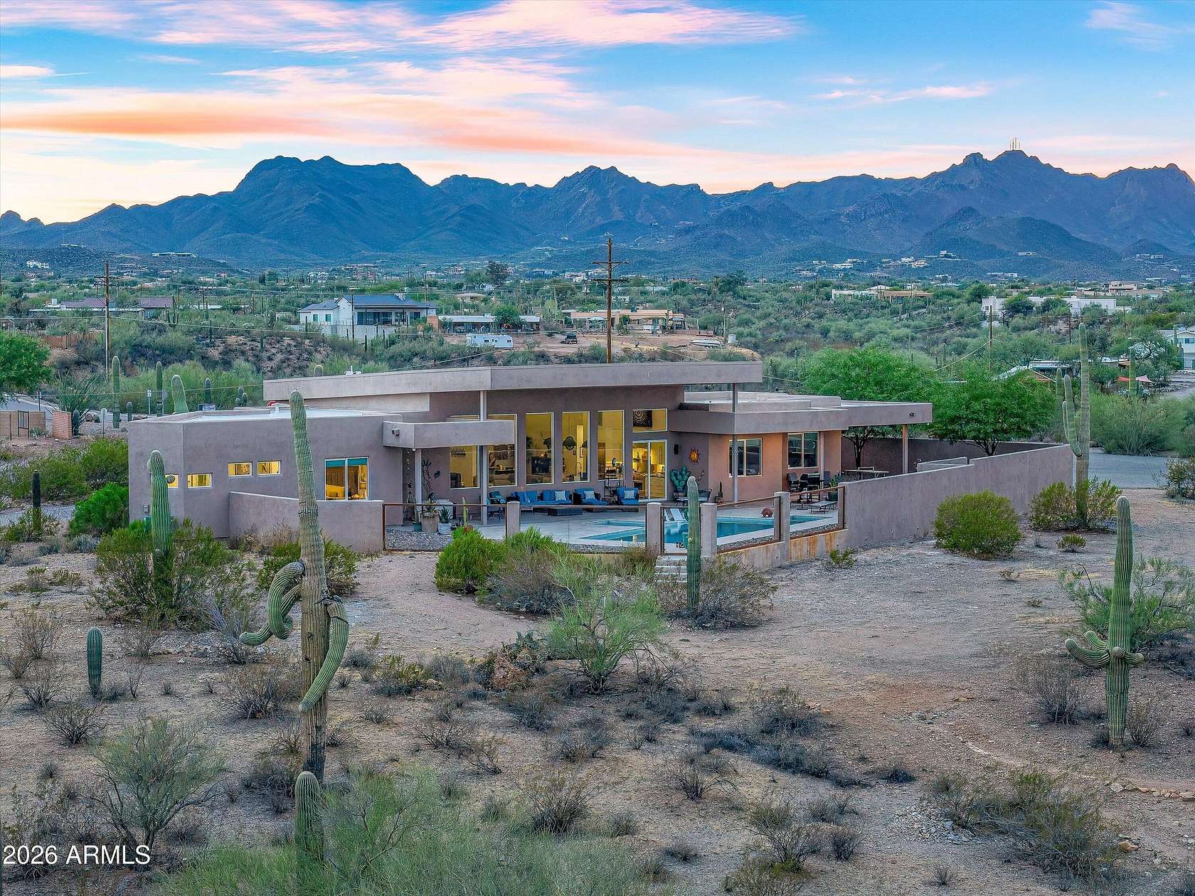 5.6 Acres of Land with Home for Sale in Tucson, Arizona
