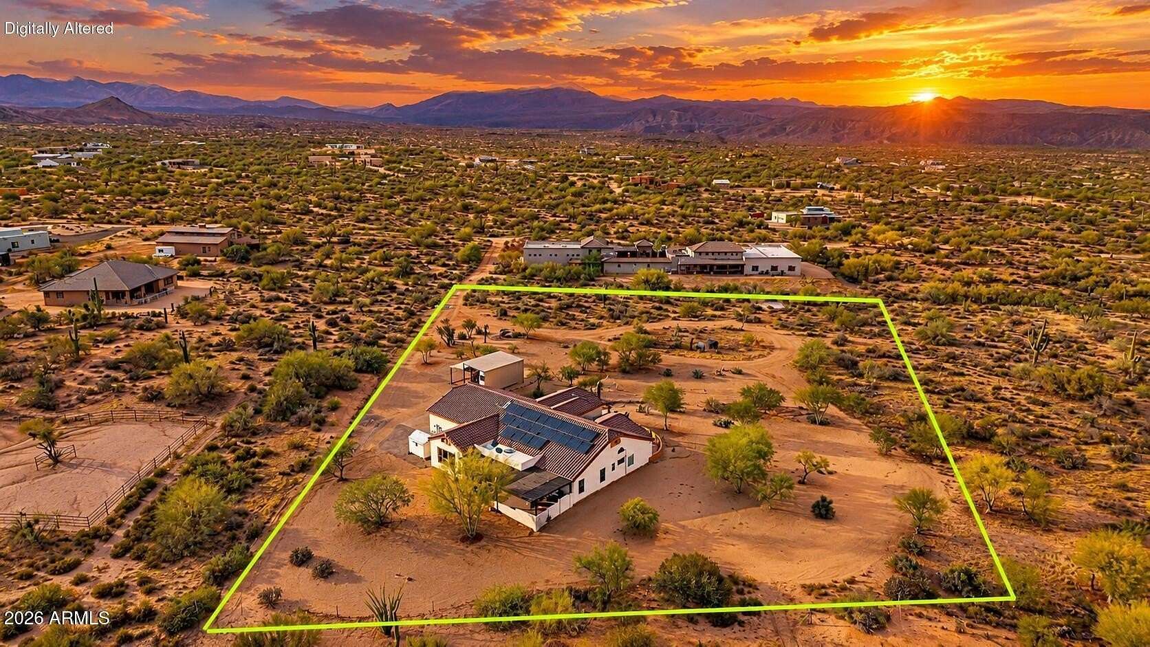 2.5 Acres of Land with Home for Sale in Scottsdale, Arizona